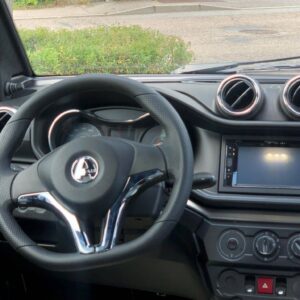 vente voitures sans permis aixam e-coupé premium grise intérieur neuve chez ABB VSP à Thionville concession abb vsp